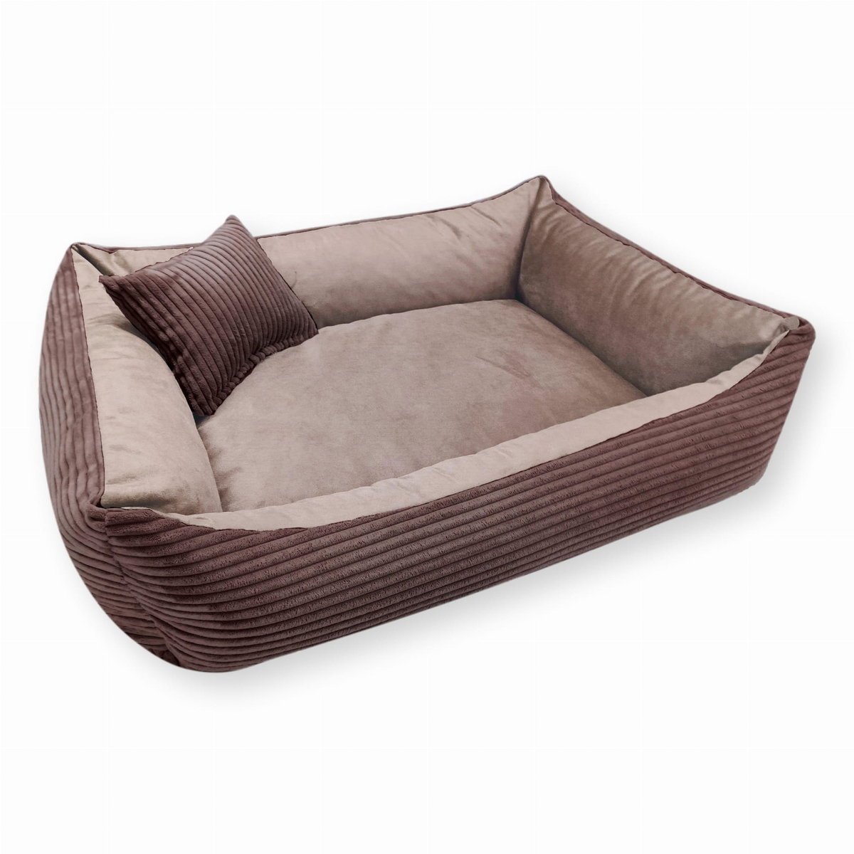 Legowisko dla psa MOLLY, 80x60 cm, Ciemny Brąz
