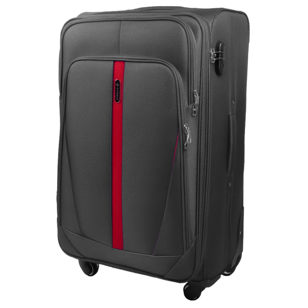 [ C330 ] Walizka Duża RUBY (XL) Grey