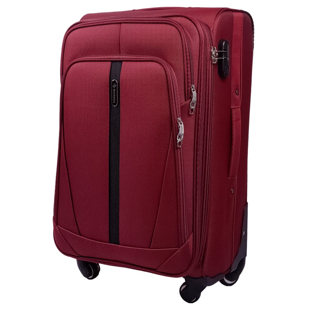 [ C330 ] Walizka Średnia RUBY (M) Red