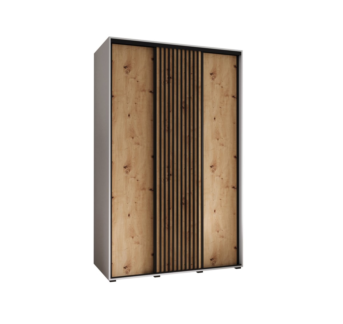 Szafa przesuwna Garderoba SAPPORO 1 150 gł. 60 biały/artisan