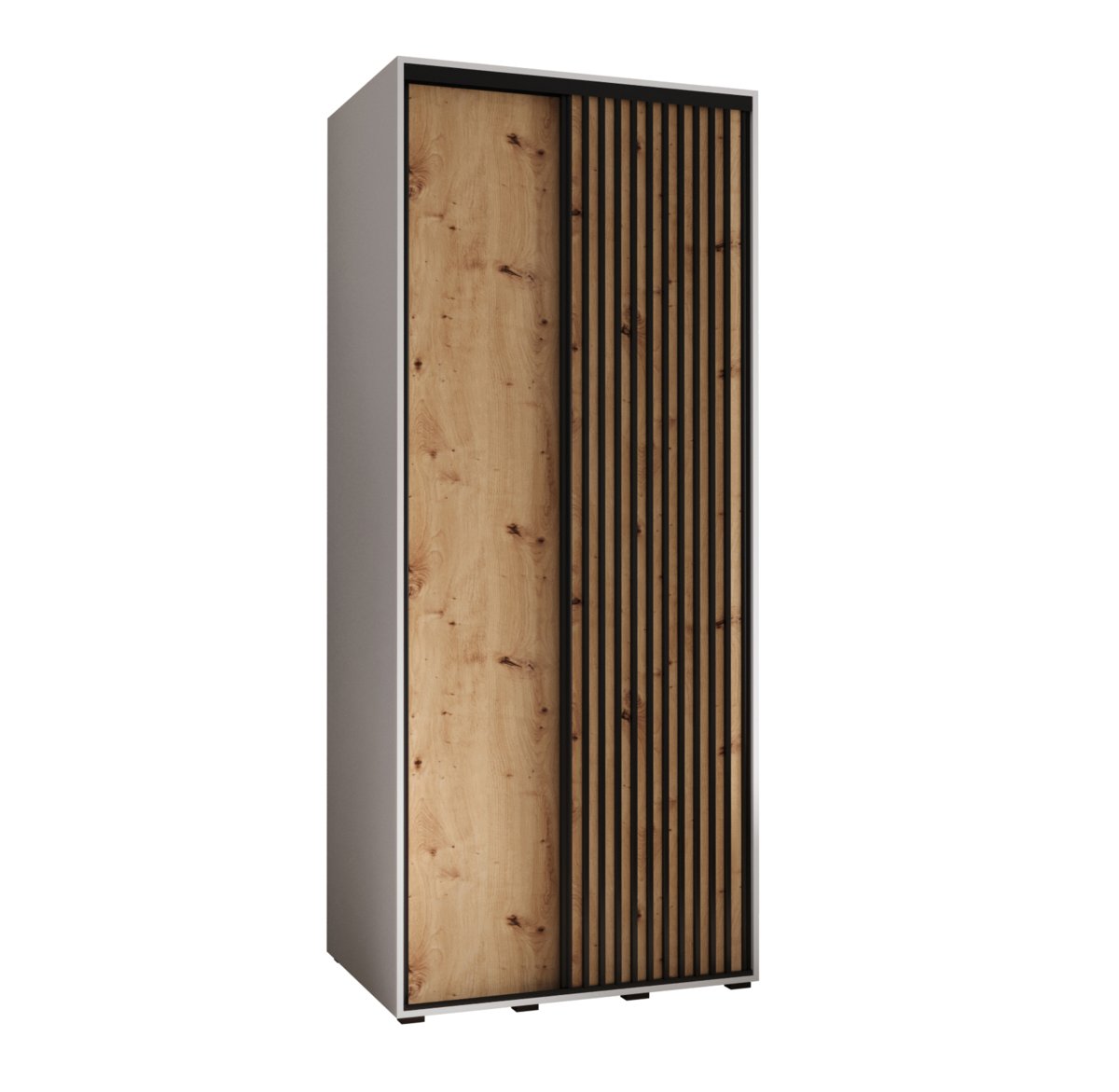 Szafa przesuwna Garderoba SAPPORO 1 100 gł. 60 biały/artisan