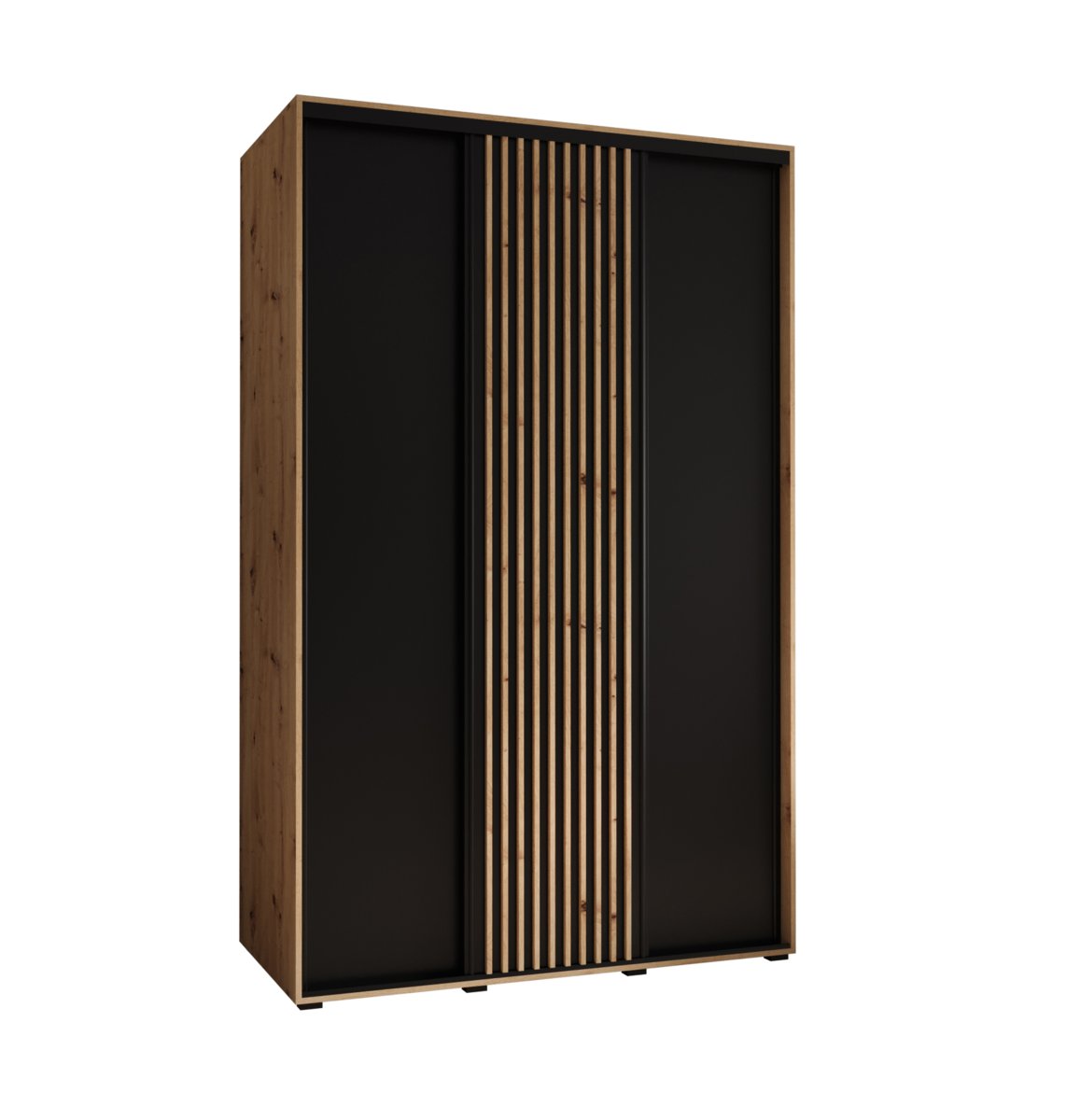 Szafa przesuwna Garderoba SAPPORO 1 150 gł. 45 artisan/czarny