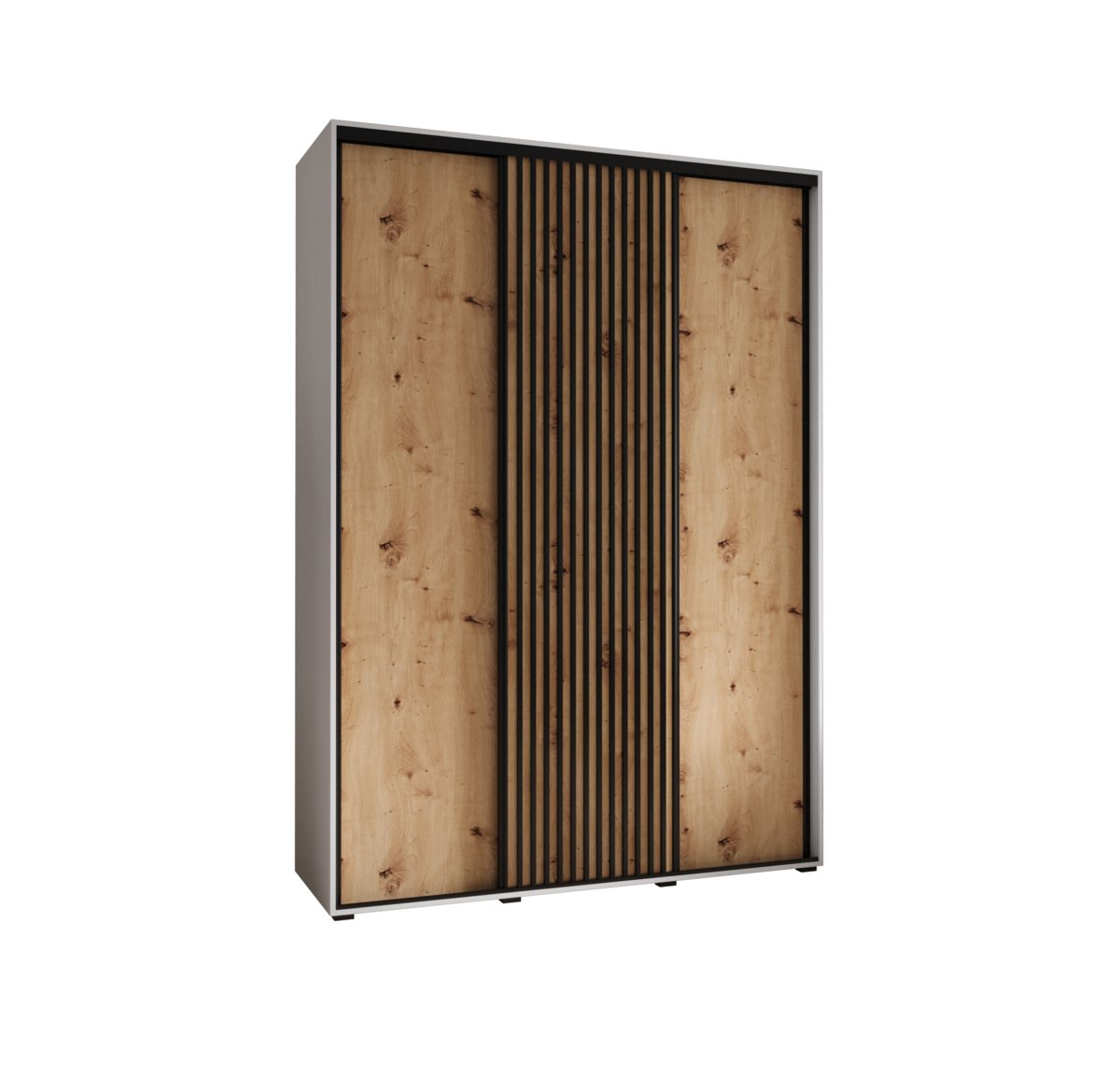 Szafa przesuwna Garderoba SAPPORO 1 170 gł. 60 biały/artisan