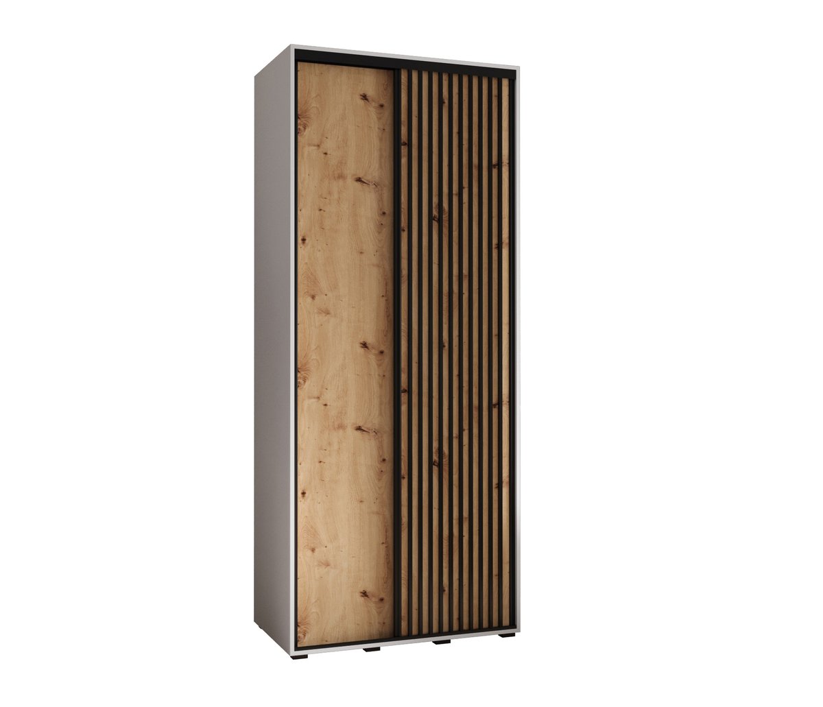 Szafa przesuwna Garderoba SAPPORO 1 100 gł. 45 biały/artisan