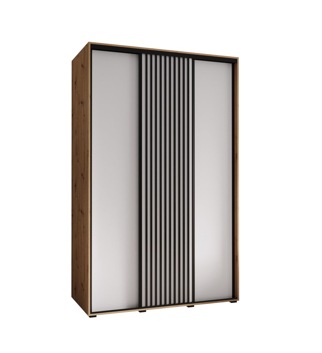 Szafa przesuwna Garderoba SAPPORO 1 150 gł. 60 artisan/biały