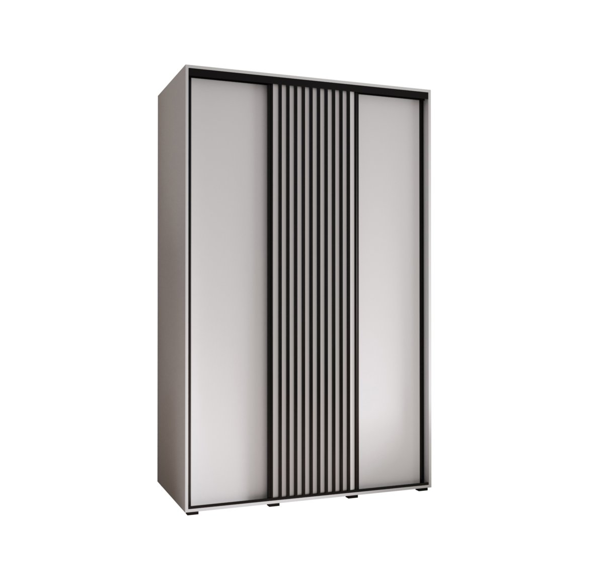 Szafa przesuwna Garderoba SAPPORO 1 150 gł. 60 biały/biały