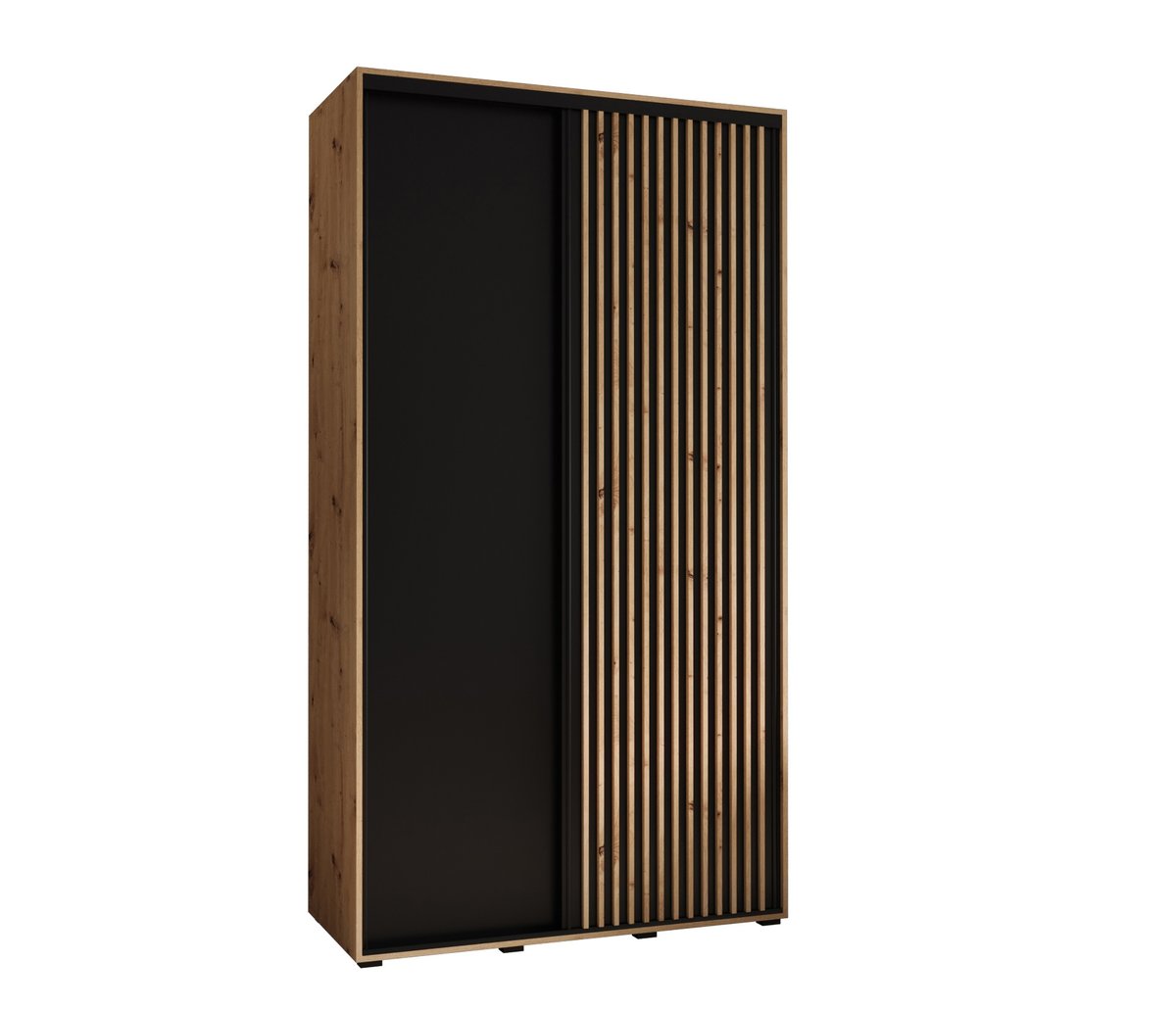 Szafa przesuwna Garderoba SAPPORO 1 130 gł. 60 artisan/czarny