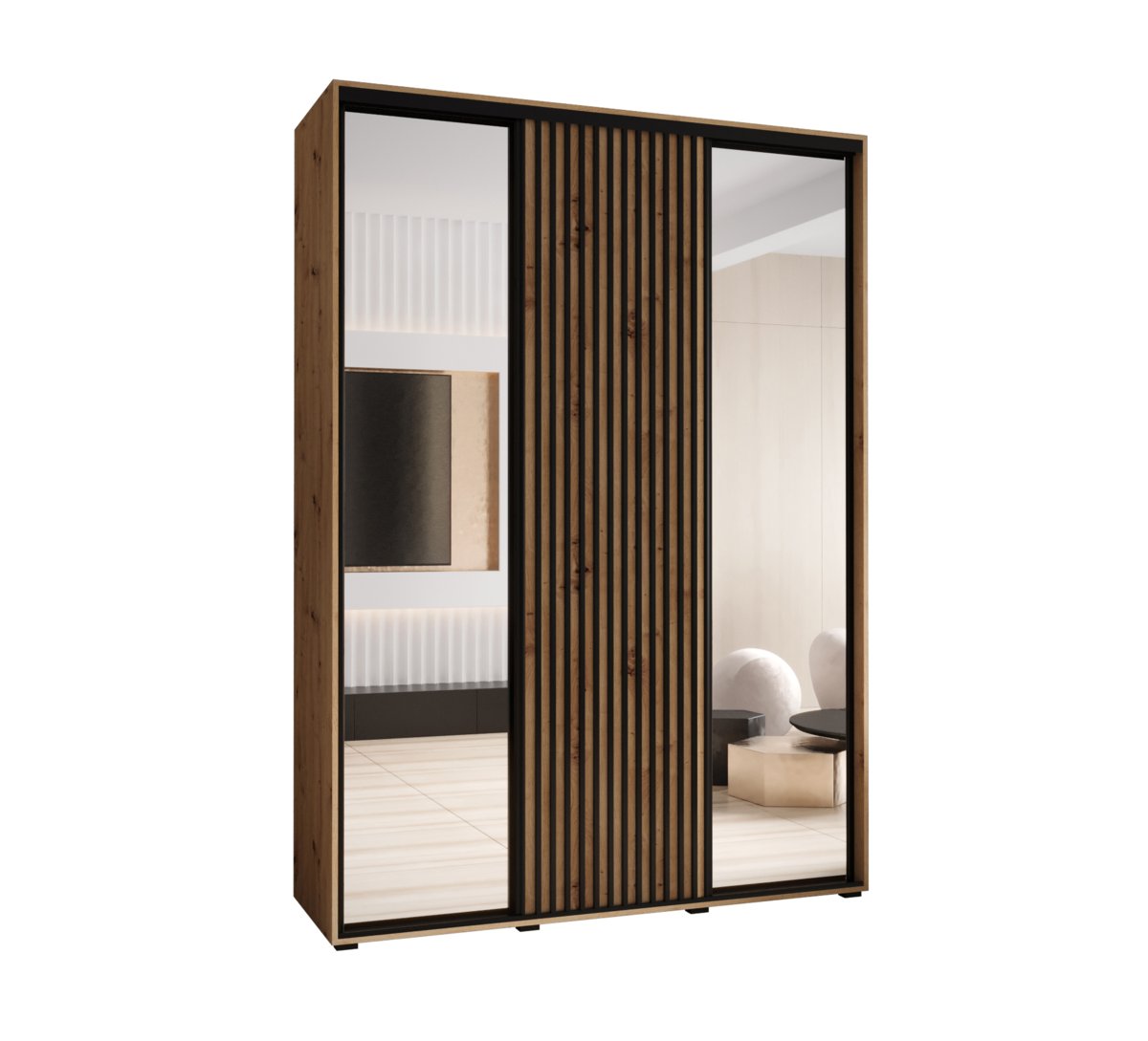 Szafa przesuwna Garderoba SAPPORO 2 170 gł. 60 artisan/artisan