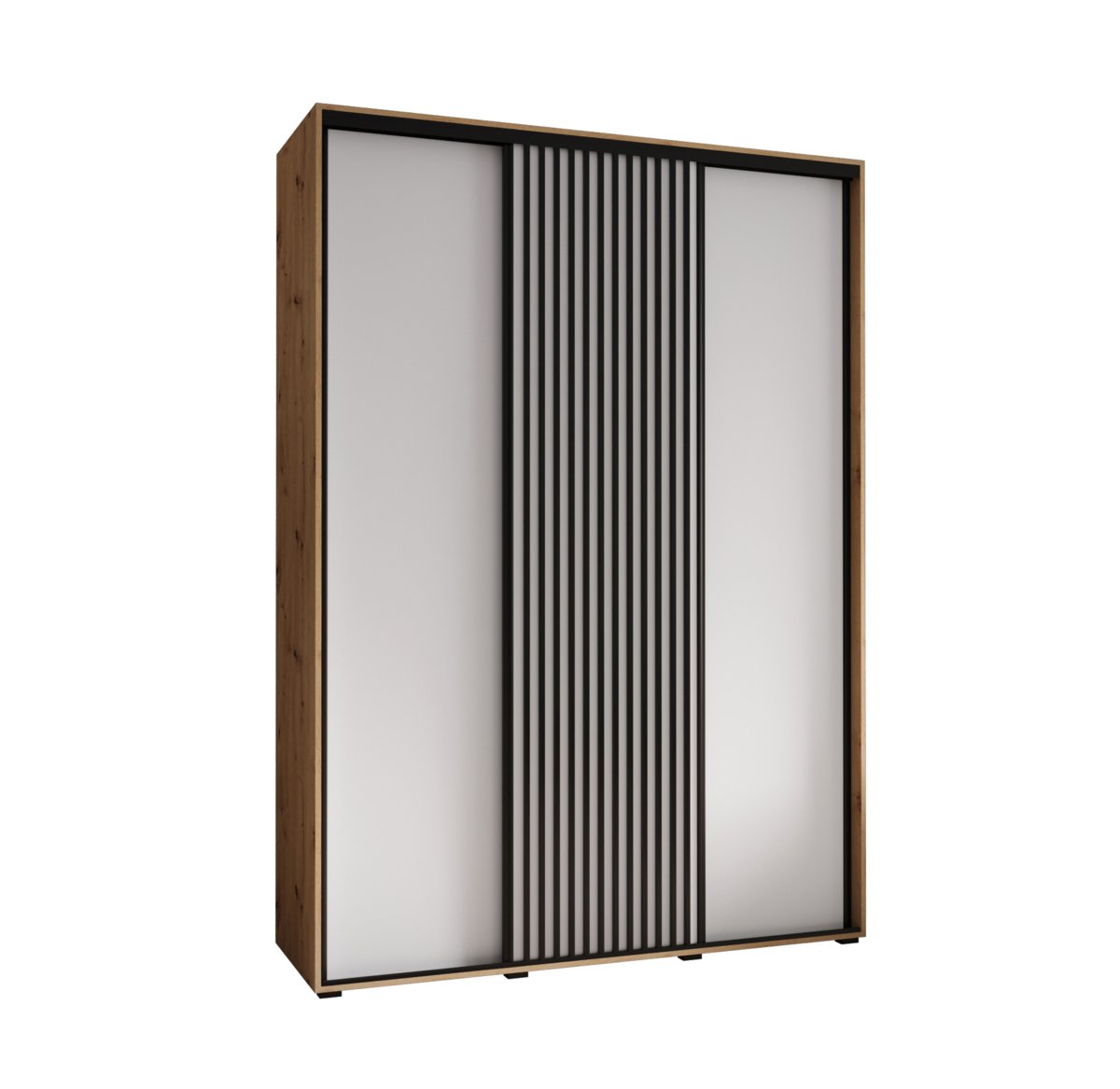 Szafa przesuwna Garderoba SAPPORO 1 170 gł. 45 artisan/biały