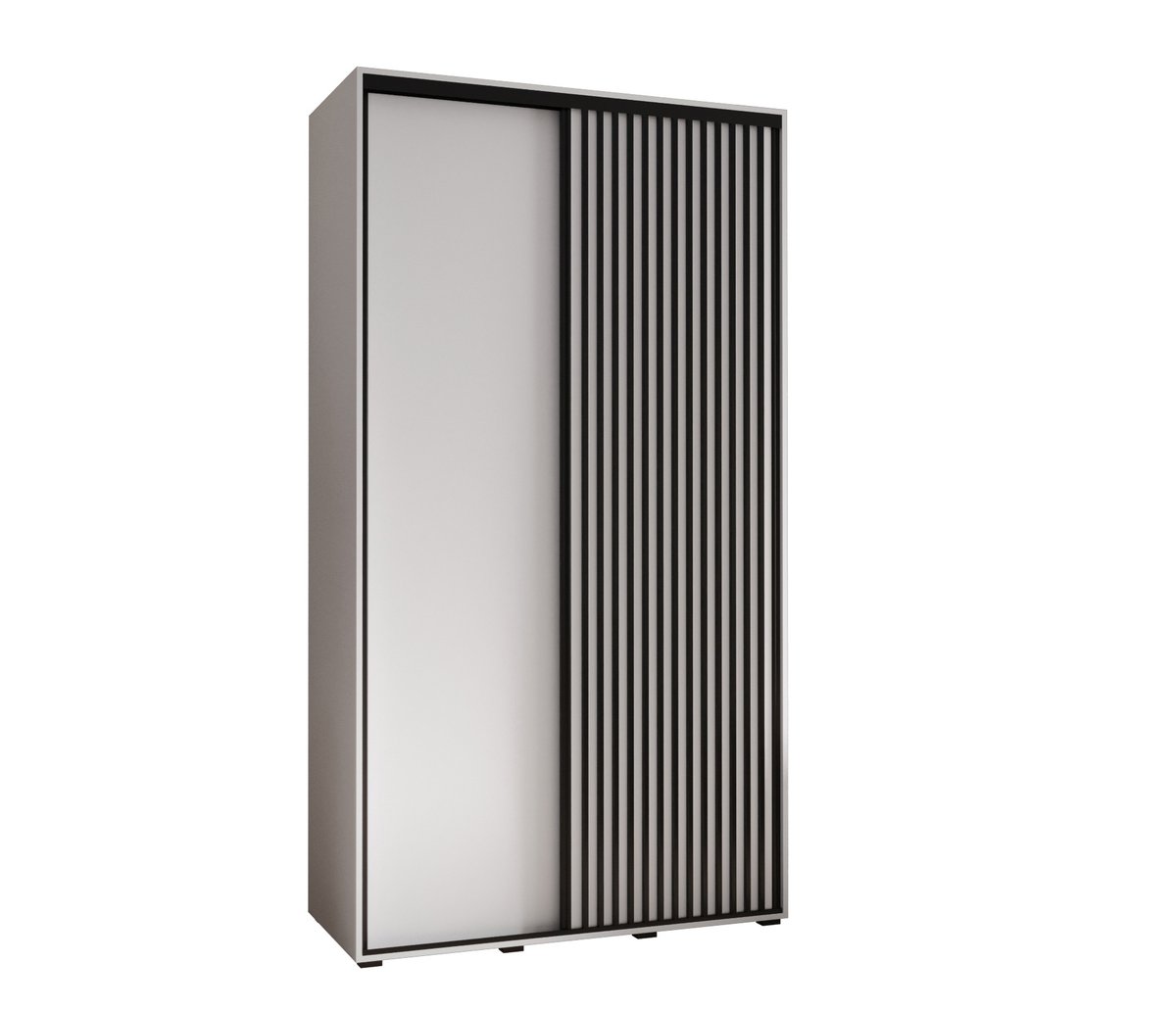 Szafa przesuwna Garderoba SAPPORO 1 140 gł. 60 biały/biały