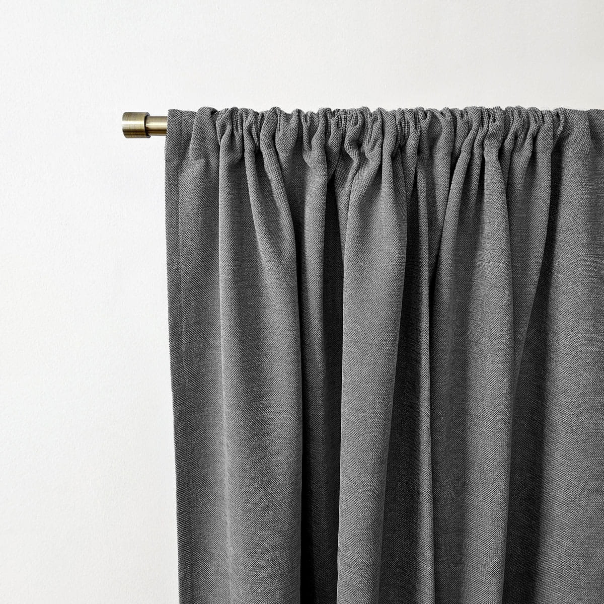 Zasłona MODERN wzór MD85 | ciemny szary 140 x 240 cm