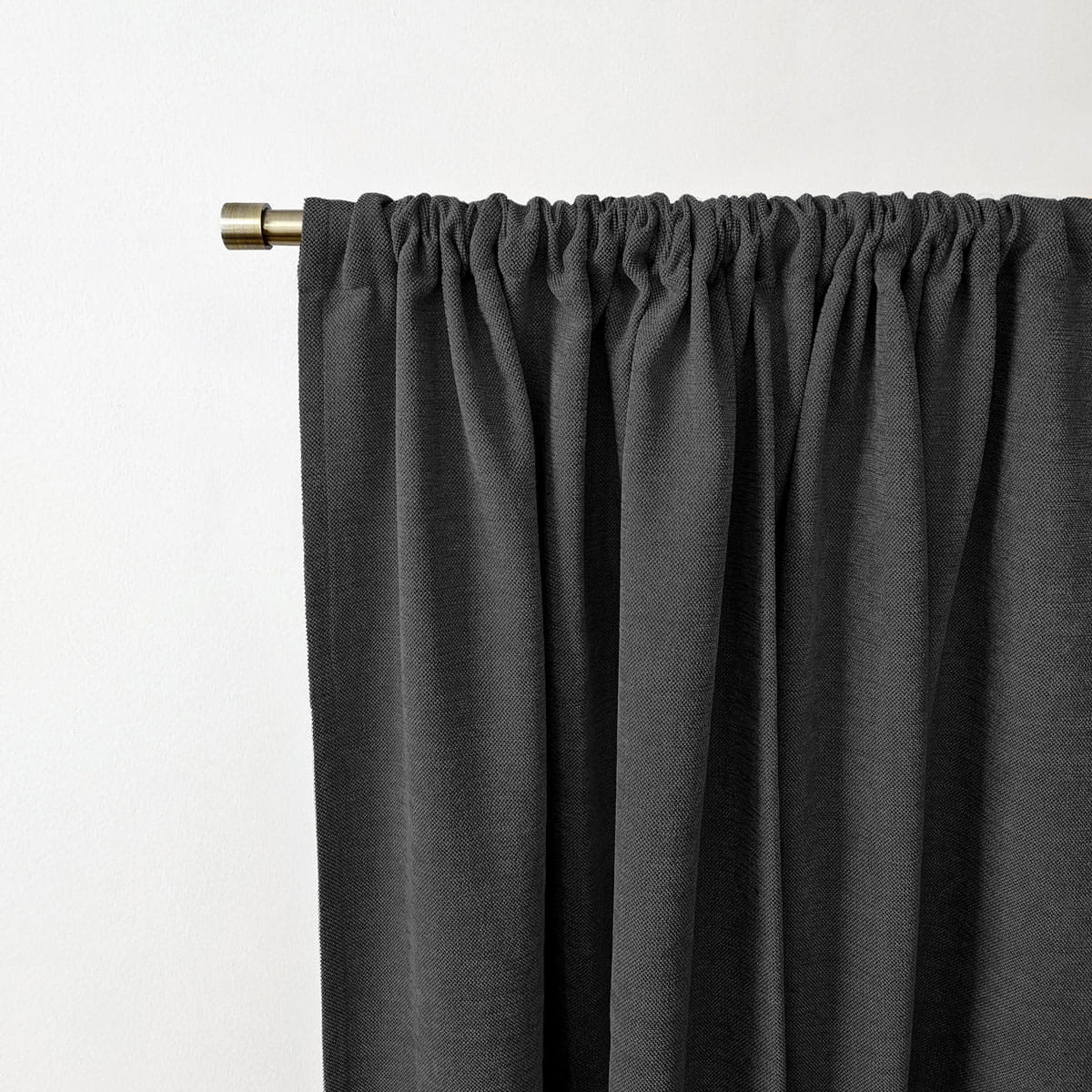 Zasłona MODERN wzór MD98 | czarny 140 x 150 cm