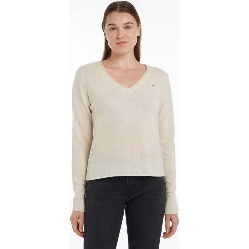 Tommy Hilfiger Wełniany sweter | Regular Fit