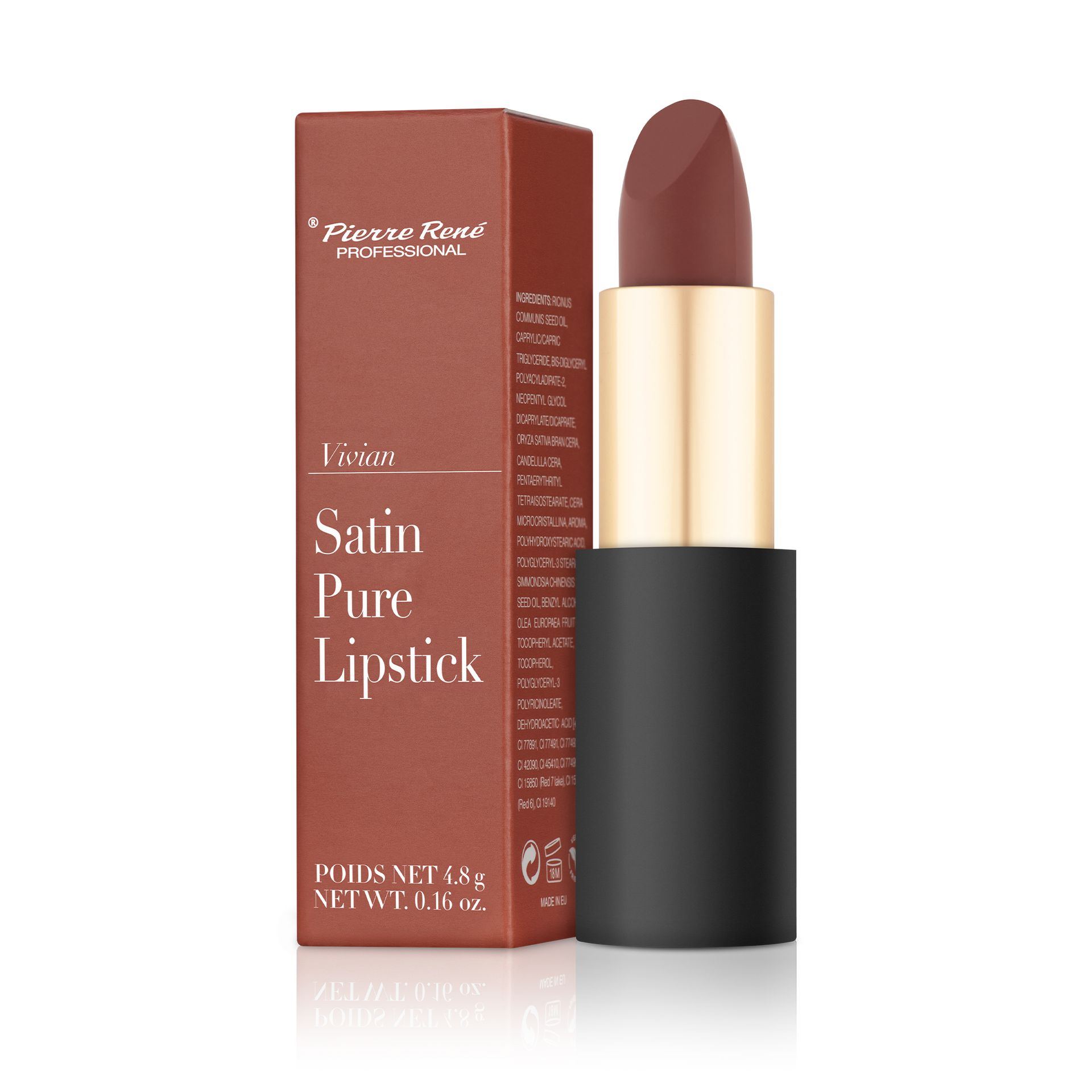 Pierre Rene Satin Pure Lipstick PR SP 4.8 g