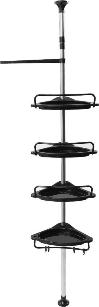 ATL AG982A Półka łazienkowa teleskopowa czarna