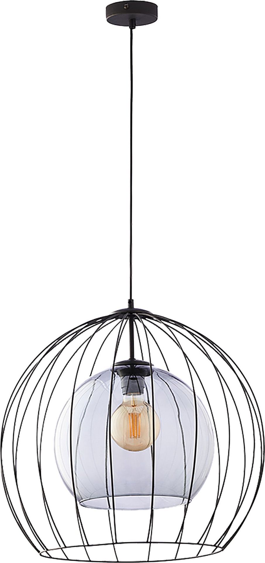 Lampa wisząca Orno DUNIA 500 1P, lampa wisząca, E27  max.15W, czarna