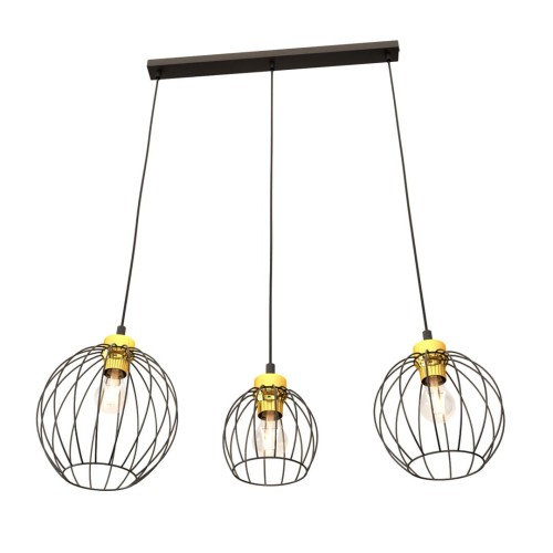 Lampa wisząca Emibig NANDO 3 BL GOLD 1368/3