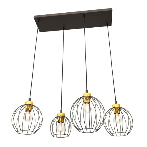 Lampa wisząca Emibig NANDO 4 BL GOLD