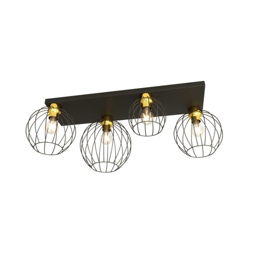 Plafon Emibig NEST 4 BL GOLD