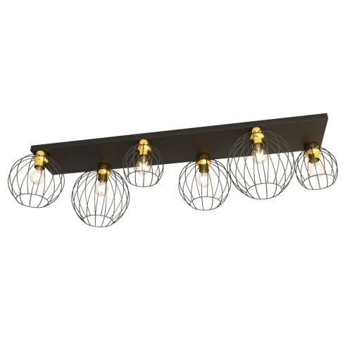 Plafon Emibig NEST 6 BL GOLD