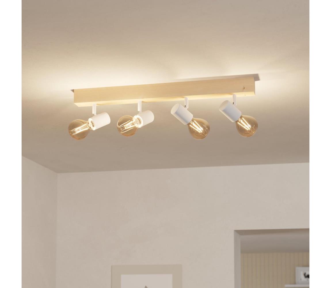 Eglo 99485 - Oświetlenie punktowe TOWNSHEND 4xE27/60W/230V - certyfikat FSC