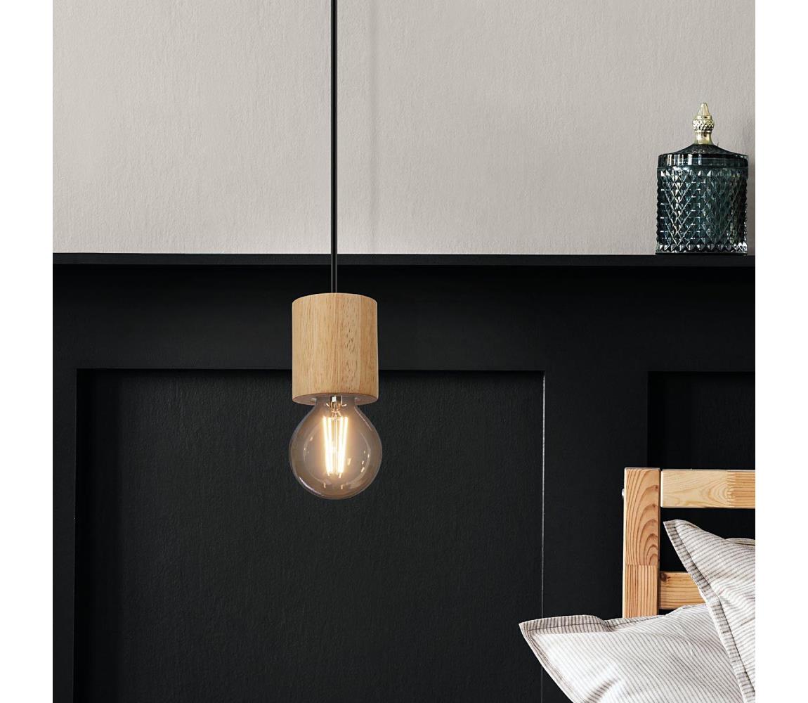 Eglo 901172 - Żyrandol na lince TURIALDO 1xE27/28W/230V - certyfikat FSC