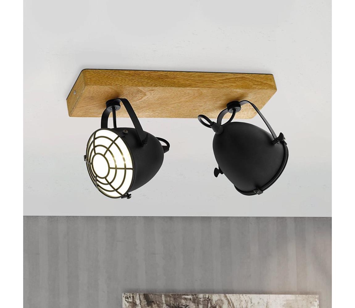 Eglo 44092 - Oświetlenie punktowe GATEBECK 2xE14/40W/230V - certyfikat FSC