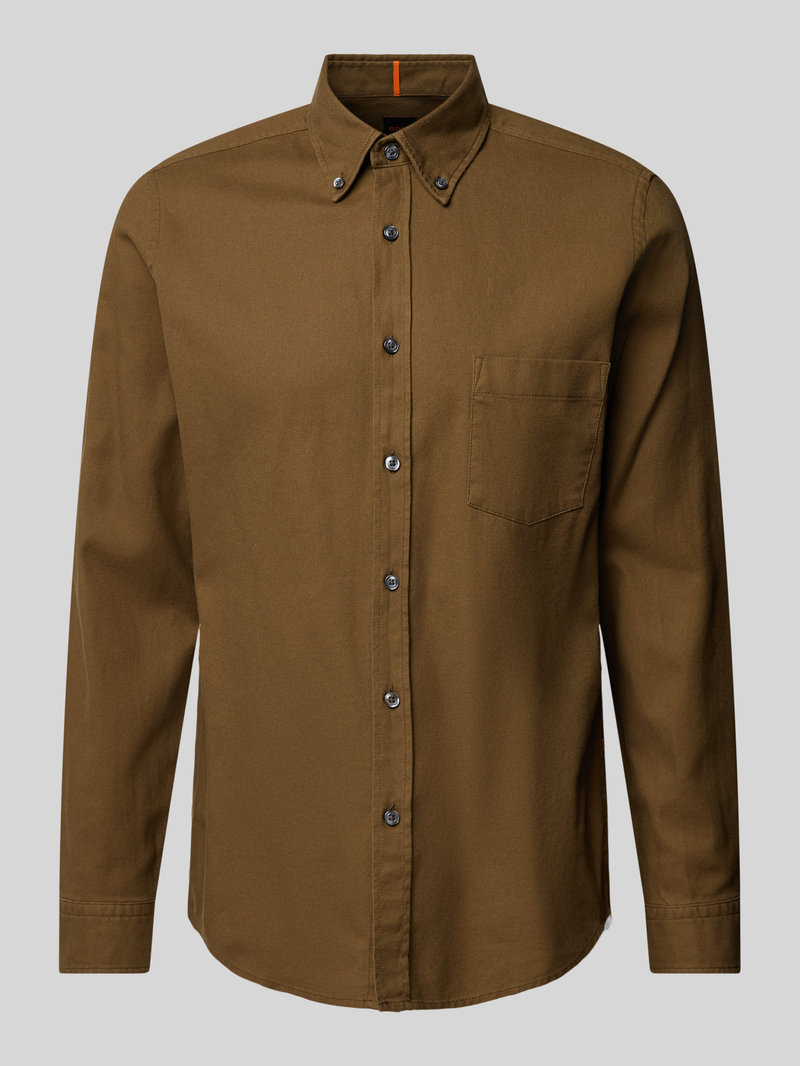 Koszula casualowa o kroju regular fit z kołnierzykiem typu button down model ‘Rickert’