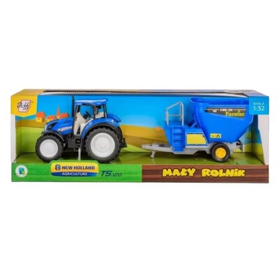 Traktor DAFFI Mały rolnik New Holland T5 z mieszalnikiem do paszy T-514