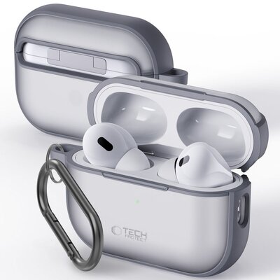 Etui na słuchawki TECH-PROTECT Magmat do Apple Airpods Pro 1/2 Szary