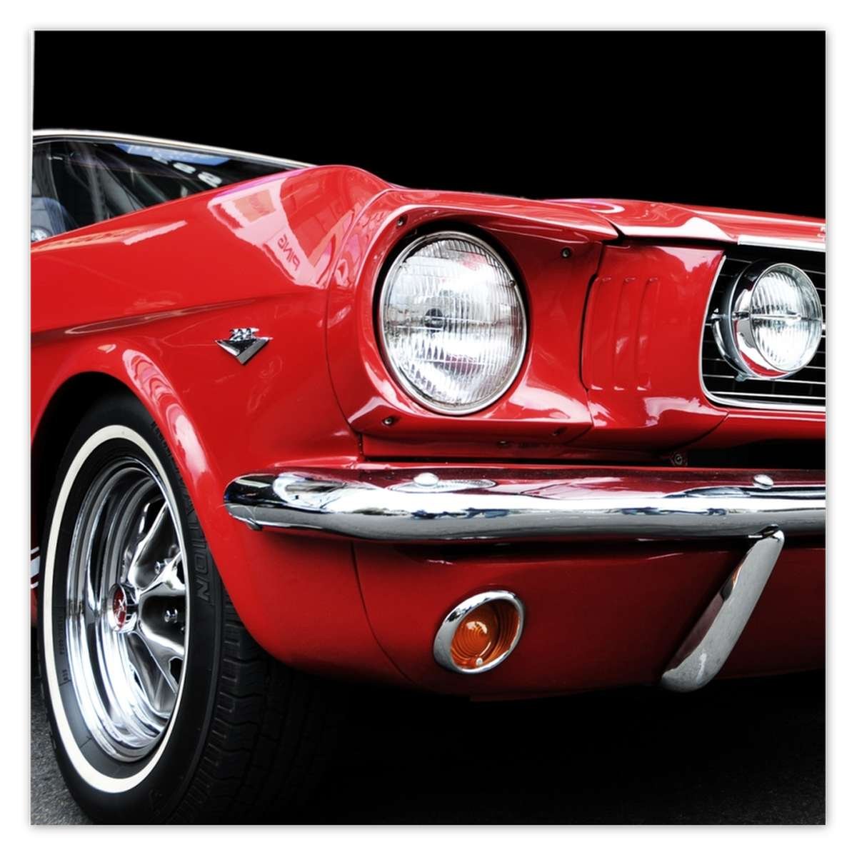 Naklejka ścienna 30x30 Sportowy Ford Mustang