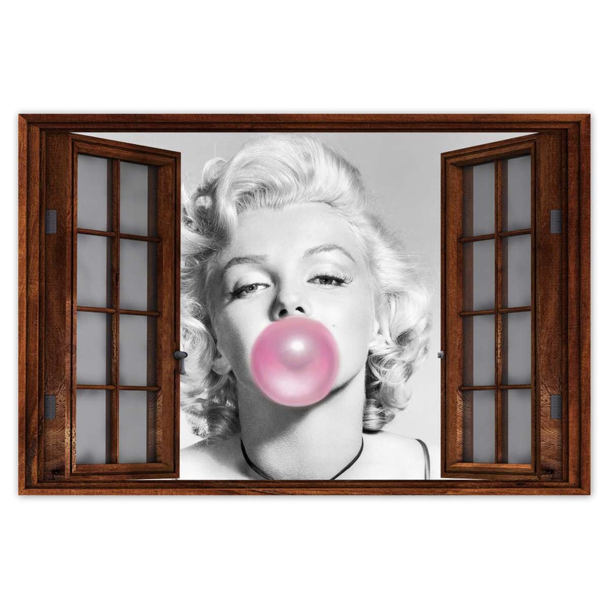 Naklejka ścienna 60x40 Marilyn Monroe z gumą