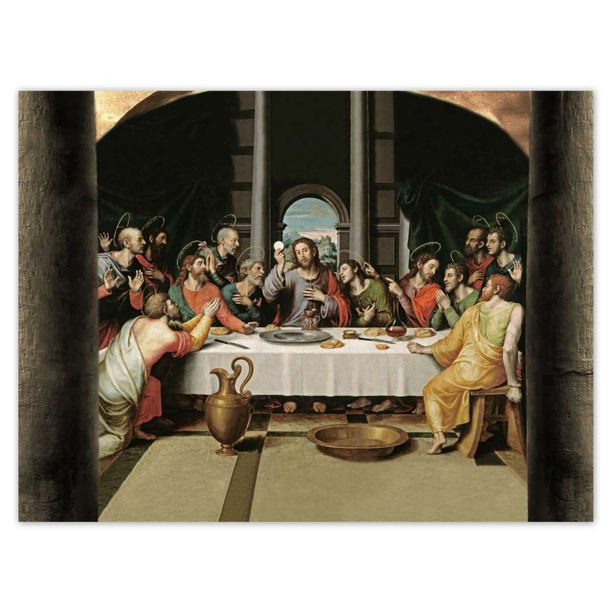 Naklejka ścienna 40x30 Ostatnia Wieczerza Jezusa