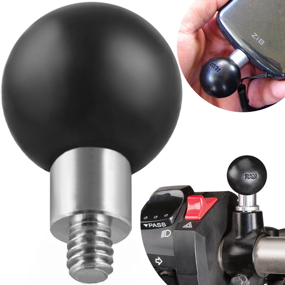 RAM Mount Uchwyt Do Kamer Adapter z Gwintem 1/4