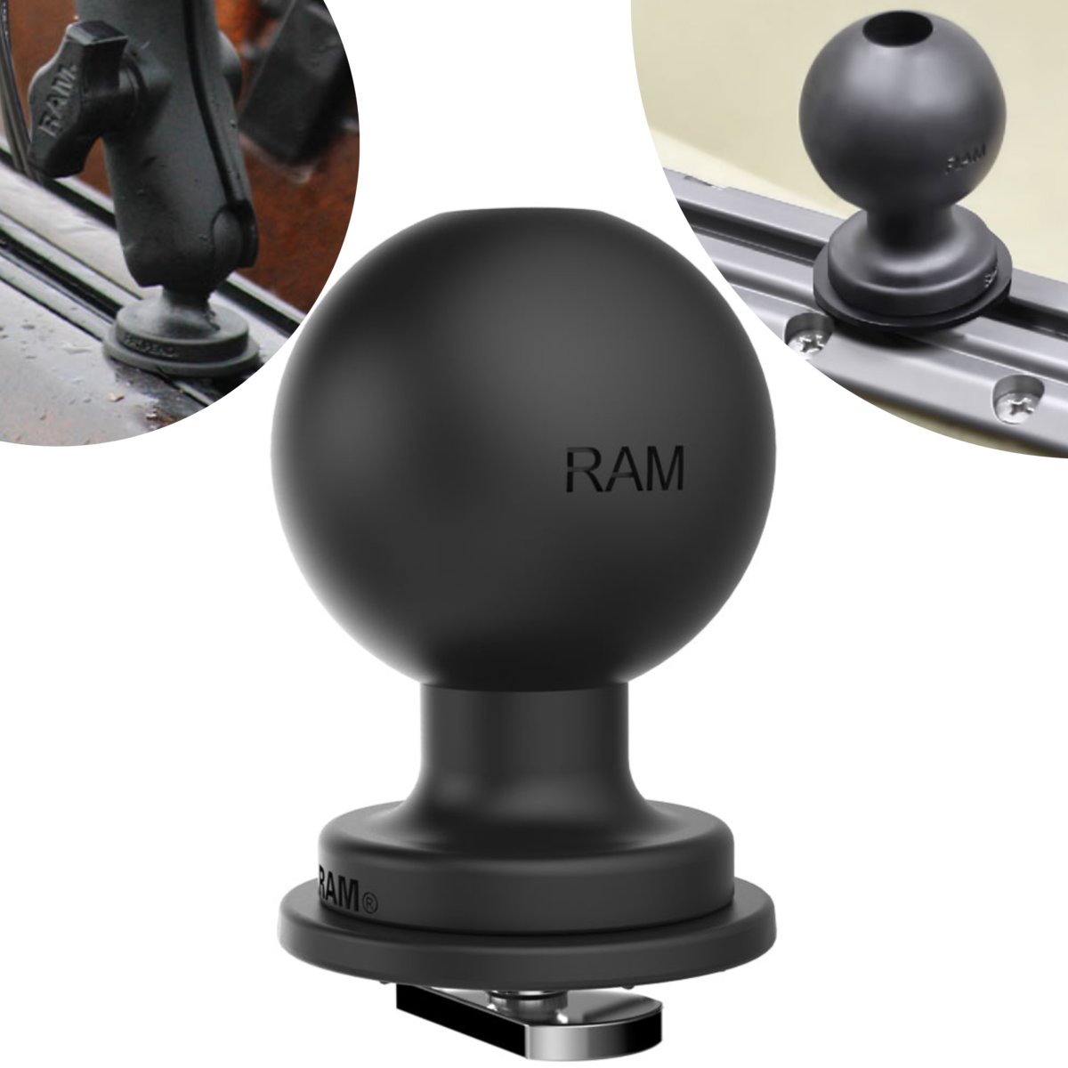 RAM Mount Głowica Do Szyny Montażowej Track Ball w Rozmiarze C 1.5