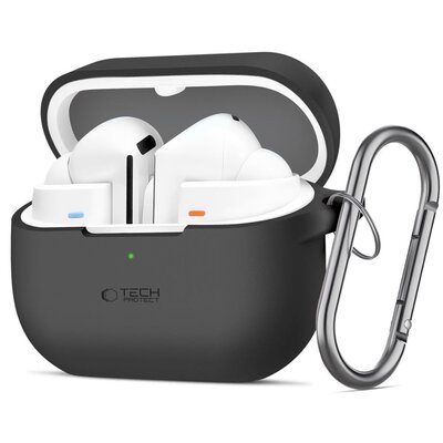 Etui do SAMSUNG GALAXY BUDS 3 / 3 PRO Tech-Protect Silicone Hook czarne