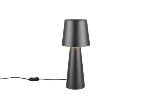 Nubian lampa stołowa 1xE27 czarna 562900132