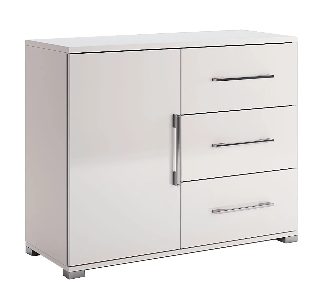 Biała nowoczesna komoda 100 cm T4-G26