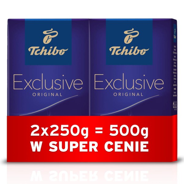 Tchibo Exclusive 2x250g DUOPAK kawa mielona