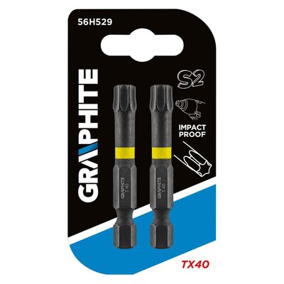 Topex Grupa sp. z o.o. S.K. Bity udarowe TX40x50mm 2szt. 56H529