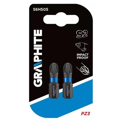 Topex Grupa sp. z o.o. S.K. Bity udarowe PZ3x25mm 2szt. 56H505