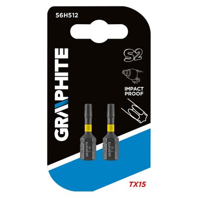Topex Grupa sp. z o.o. S.K. Bity udarowe TX15x25mm 2szt. 56H512