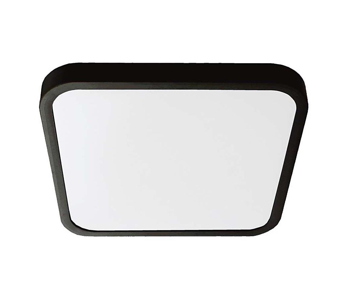 LED Plafon łazienkowy LED/18W/230V IP44 6500K 25x25 cm czarny