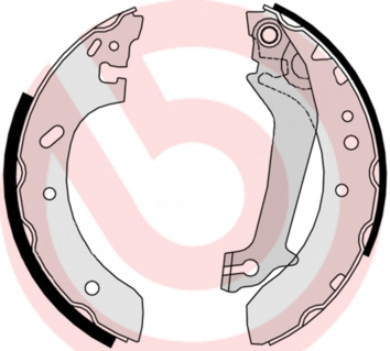 BREMBO Szczęki hamulcowe BREMBO S24526 1005968 S24526