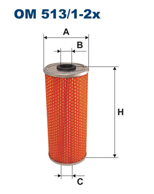 Filtr oleju FILTRON OM513/1-2X H9471Z OM513/1-2X