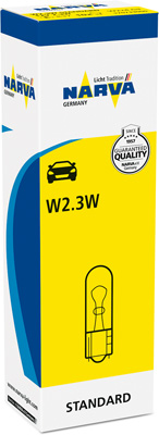NARVA ŻARÓWKA W2.3W 12V CAŁOSZKLANA NARVA 170733000 W23W12VW2X46D 170733000