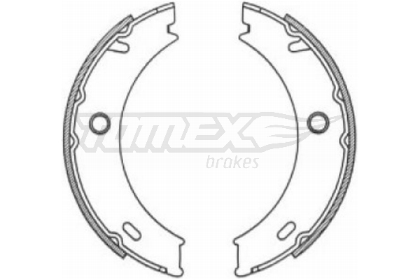 Tomex Brakes Szczęki hamulcowe TOMEX 2118 24205920 2118