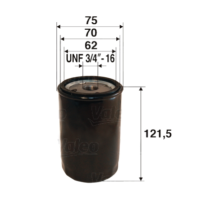 Filtr oleju VALEO 586052 W71914 586052