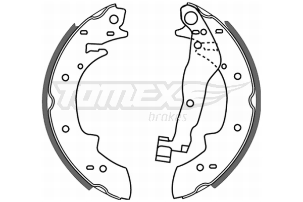 Tomex Brakes Szczęki h-ca tył TOMEX 2122 34211154385 2122