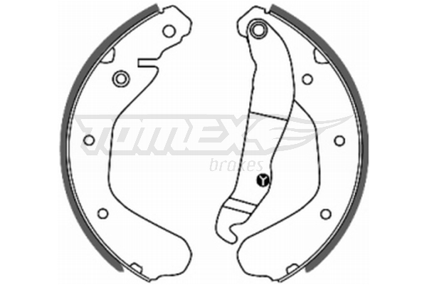 Tomex Brakes Szczęki h-ca tył TOMEX 2015 1605674 2015